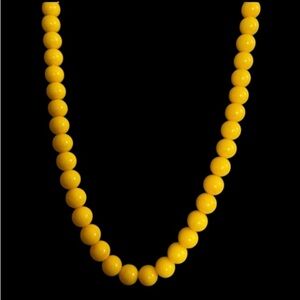 Statement Necklace, yellow, Vintage